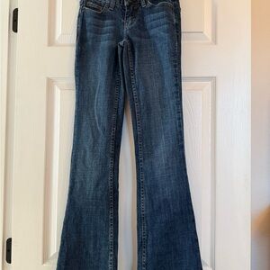 Garage Dark Blue Flare Jeans